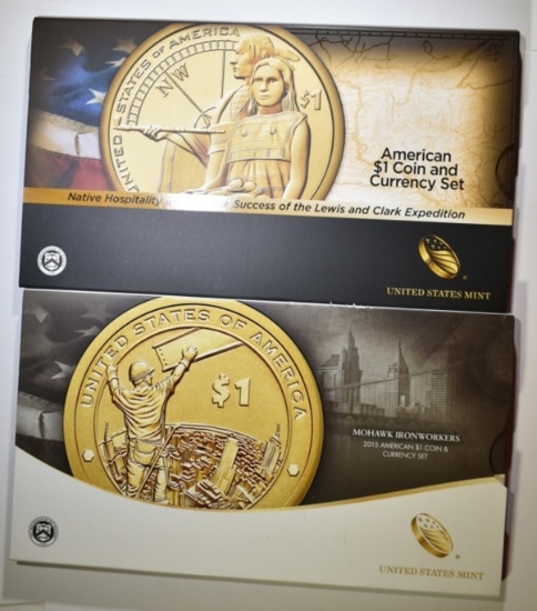 2-U.S. MINT COIN & CURRENCY SETS