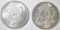 1883 & 86 MORGAN DOLLARS  CH BU