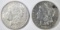 1902 & 03 MORGAN DOLLARS  AU