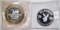LOT OF 2 TOKENS: