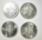 2-1964 & 2-1965 CANADIAN SILVER DOLLARS