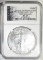 2013-(S) SILVER EAGLE NGC MS-69 1st RELEASES