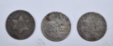 1851, 52, 53 3-CENT SILVER