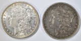 1902 AU & 1886-O VG MORGAN DOLLARS