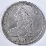 1838 BUST HALF DOLLAR VF