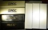 LOT OF 7 NGC PCGS BOXES
