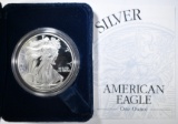2003 PROOF AMERICAN SILVER EAGLE ORIG BOX/COA