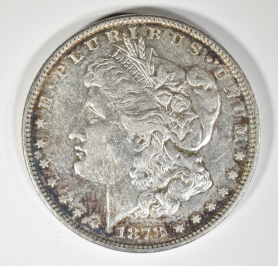 1878 7/8 TF MORGAN DOLLAR  AU/BU