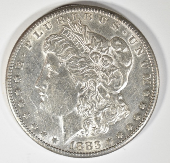 1883-S MORGAN DOLLAR AU