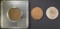 LOT OF 3 2-CENT PIECES  (2) 1865 & 1870