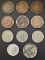 LOT OF 11 MIXED TYPE COINS: