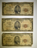 3-1929 $5.00 FEDERAL RESERVE BANK OF CHICAGO NOTES