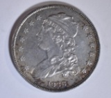 1836 BUST QUARTER  BU  OLD CLEANING