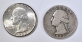 1932-D FINE & 1940 GEM BU WASHINGTON QUARTERS