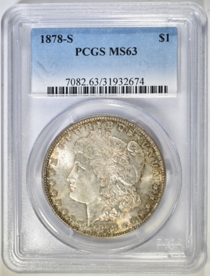 1878-S MORGAN DOLLAR PCGS MS-63