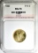 1990 $10 AMERICAN GOLD EAGLE, CCGS PERFECT GEM BU
