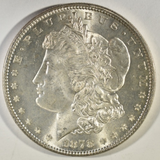 1878 7TF REV 78 MORGAN DOLLAR CH/GEM BU