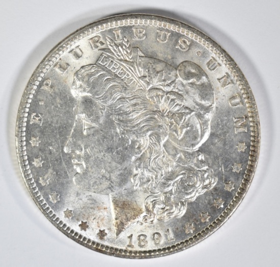 1891 MORGAN DOLLAR CH BU