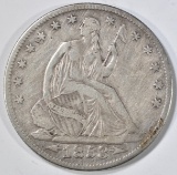 1853-O ARROWS & RAYS SEATED HALF DOLLAR VF