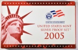 2005 U.S. SILVER PROOF SET ORIG PACKAGING