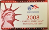 2008 U.S. SILVER PROOF SET ORIG PACKAGING