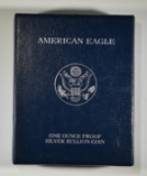 2005 PROOF AMERICAN SILVER EAGLE ORIG BOX/COA