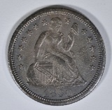 1850-O SEATED LIBERTY DIME  XF   SURFACE ISSUES