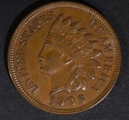 1906 INDIAN HEAD CENT GEM BU BN