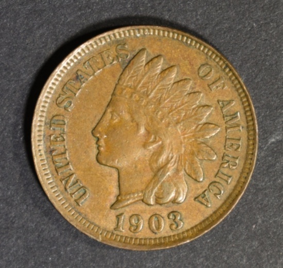 1903 INDIAN HEAD CENT CH BU BN