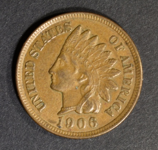 1906 INDIAN HEAD CENT CH BU BN