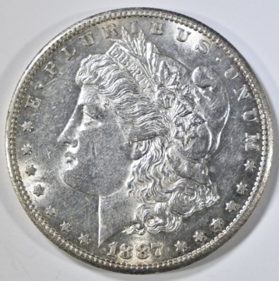 1887-S MORGAN DOLLAR BU