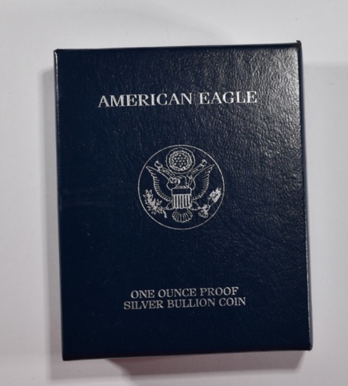 2004 PROOF AMERICAN SILVER EAGLE ORIG BOX/COA