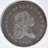 1794 FLOWING HAIR HALF DOLLAR VF