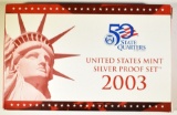 2003 U.S. SILVER PROOF SET ORIG PACKAGING
