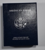 2005  PROOF AMERICAN SILVER EAGLE ORIG BOX/COA