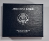 2010 PROOF AMERICAN SILVER EAGLE ORIG BOX/COA
