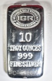 TEN OUNCE .999 SILVER ISTANBUL REFINERS