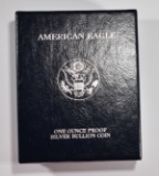1999 PROOF AMERICAN SILVER EAGLE ORIG BOX/COA