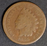 1869/9 INDIAN HEAD CENT GOOD