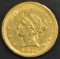 1851-O $2.5 GOLD LIBERTY  NICE BU