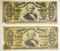 (2) 50 CENT FRACTIONAL CURRENCY FR 1331 GOOD &