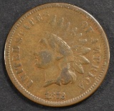 1872 INDIAN HEAD  CENT  XF