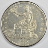 1875-S TRADE DOLLAR  NICE BU