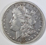 1893-CC MORGAN DOLLAR  VF-XF  KEY COIN