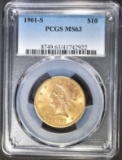 1901-S GOLD $10 LIBERTY  PCGS MS-63