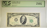 1950-C $10 FEDERAL RESERVE NOTE PCGS 67 PPQ