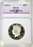 1979-S KENNEDY HALF NGP PERFECT GEM PR DCAM