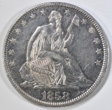1858 SEATED LIBERTY HALF DOLLAR  CH BU