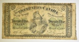 1870 25 CENT DOMINION OF CANADA  DC-IC  FINE