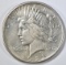 1921 PEACE DOLLAR  CH AU  KEY COIN